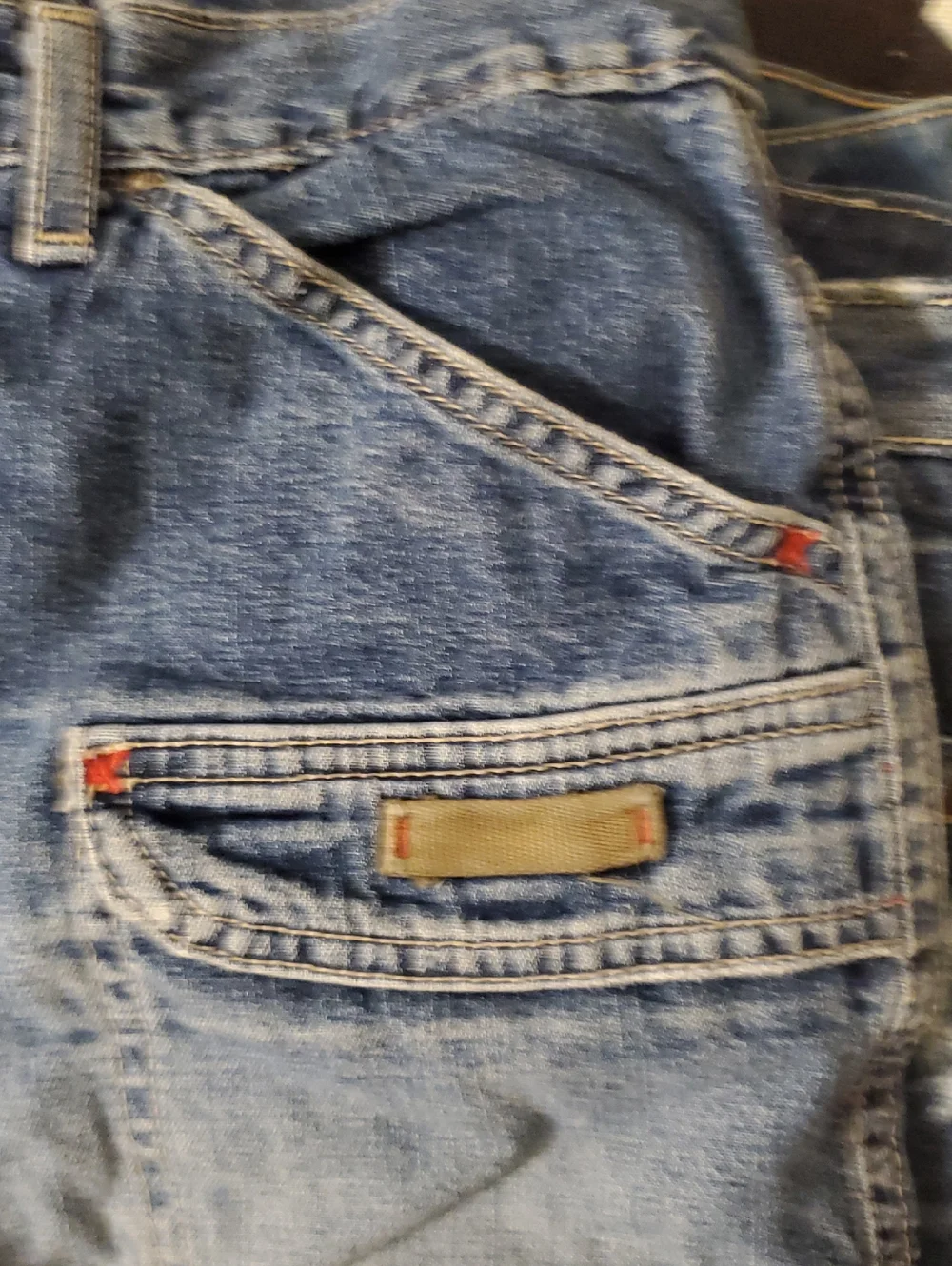 Women’s Blue Denim Cargo Shorts